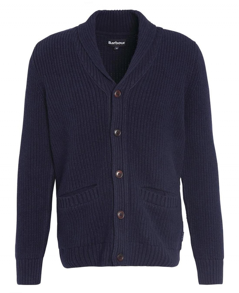 knitwear Barbati Barbour Rochester Cardigan Bleumarin | Romania_BAR76827