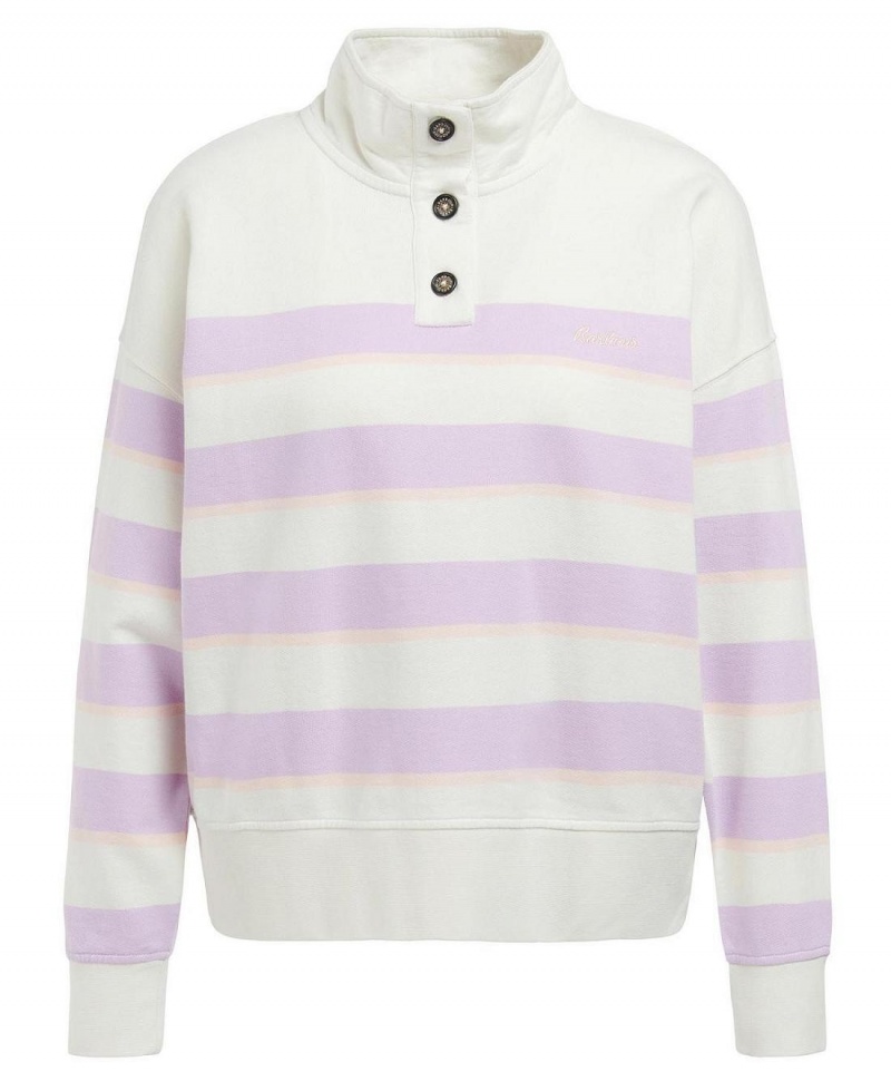 knitwear Dama Barbour Barbour Snapdragon Sweatshirt Violet | Romania_BAR35546