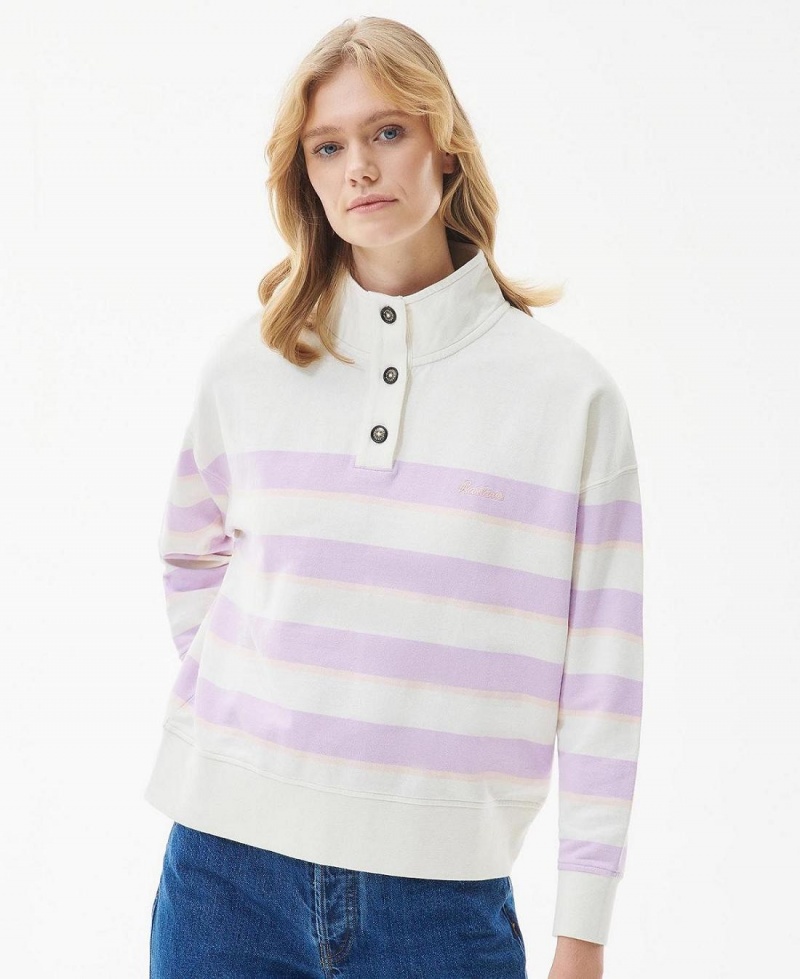 knitwear Dama Barbour Barbour Snapdragon Sweatshirt Violet | Romania_BAR35546