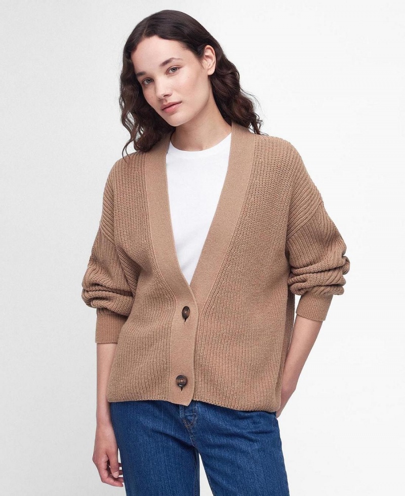 knitwear Dama Barbour Catherine Cardigan Maro | Romania_BAR26155