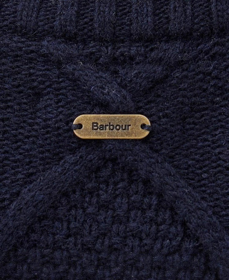 knitwear Dama Barbour Greyling Crew Neck Jumper Bleumarin | Romania_BAR30524