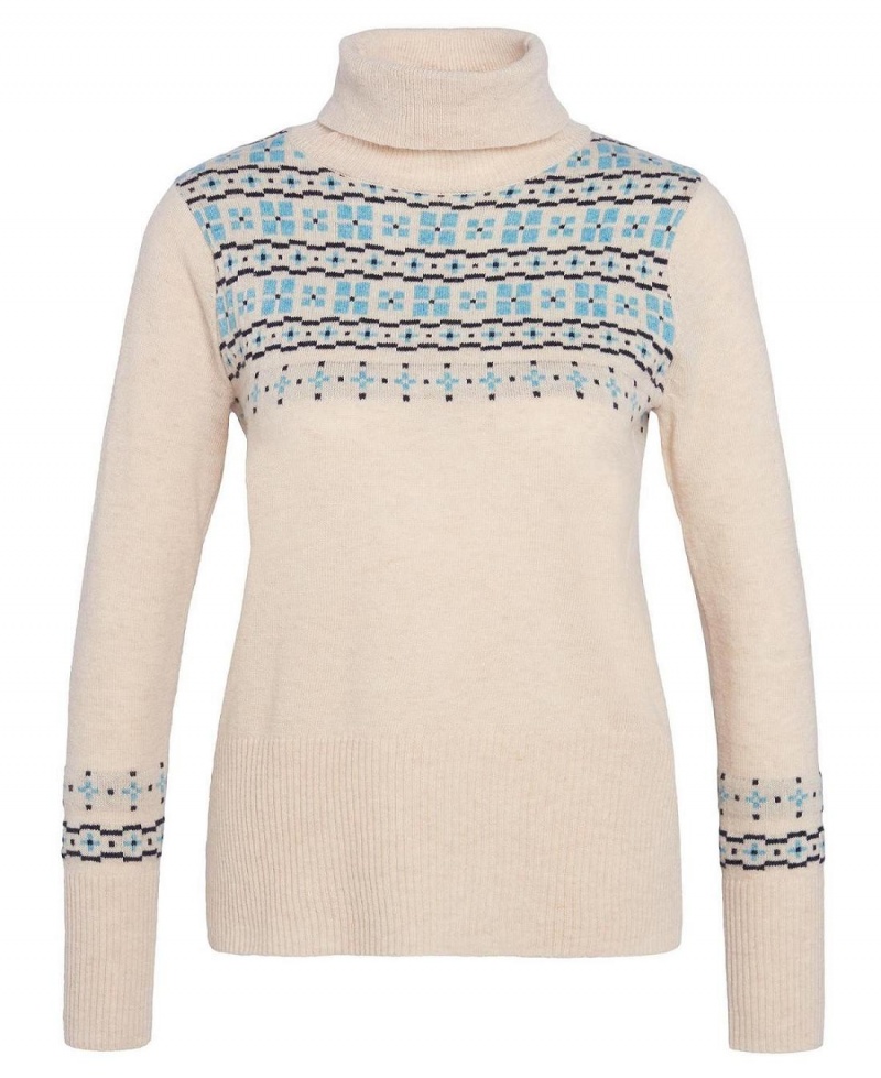 knitwear Dama Barbour Herring Jumper Bej | Romania_BAR63607