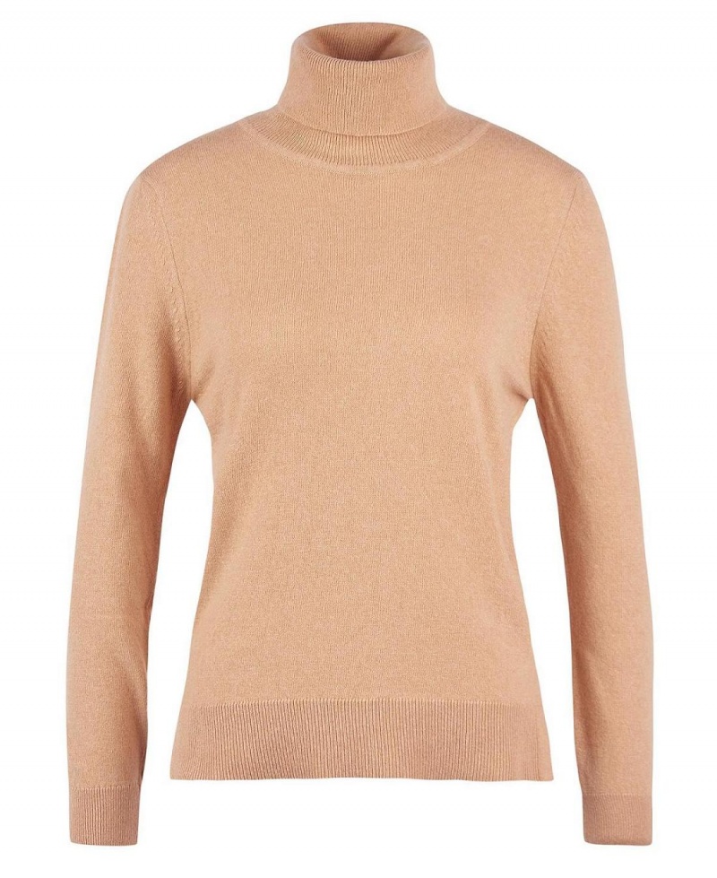 knitwear Dama Barbour Pendle Roll-Neck Sweatshirt Maro | Romania_BAR42971