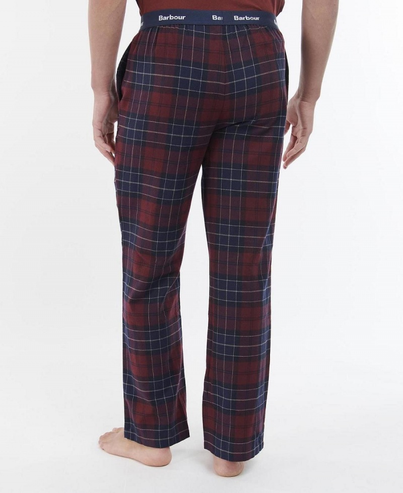 Îmbrăcăminte De Lounge Barbati Barbour Glenn Tartan Pyjama Trousers Rosii | Romania_BAR87417