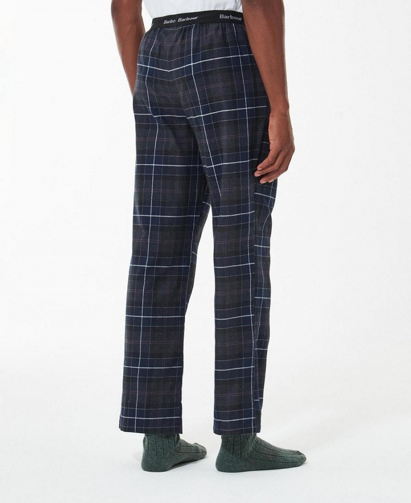 Îmbrăcăminte De Lounge Barbati Barbour Glenn Tartan Pyjama Trousers Bleumarin | Romania_BAR16119