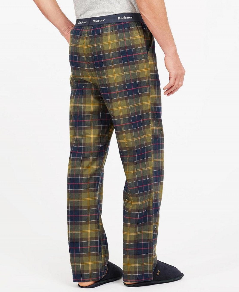 Îmbrăcăminte De Lounge Barbati Barbour Glenn Tartan Pyjama Trousers Galbeni | Romania_BAR38191