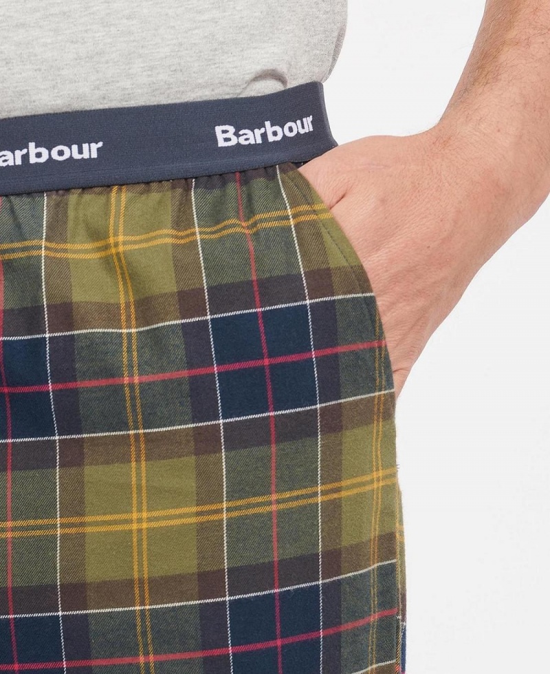 Îmbrăcăminte De Lounge Barbati Barbour Glenn Tartan Pyjama Trousers Galbeni | Romania_BAR38191