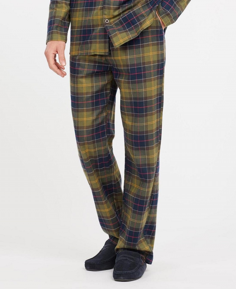 Îmbrăcăminte De Lounge Barbati Barbour Laith Tartan Pyjama Set Galbeni | Romania_BAR51608