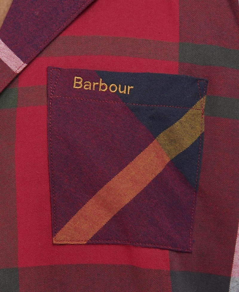 Îmbrăcăminte De Lounge Barbati Barbour Laith Large-Scale Tartan Pyjama Set Rosii | Romania_BAR79621